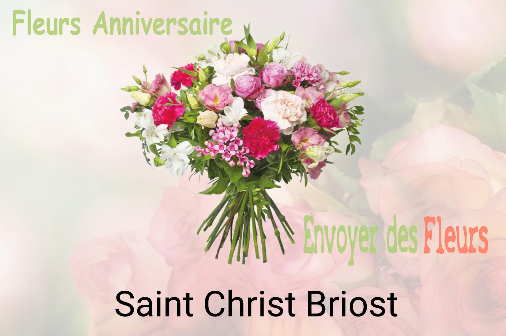 Bouquet de fleurs d’anniversaire livré à Saint-Christ-Briost
